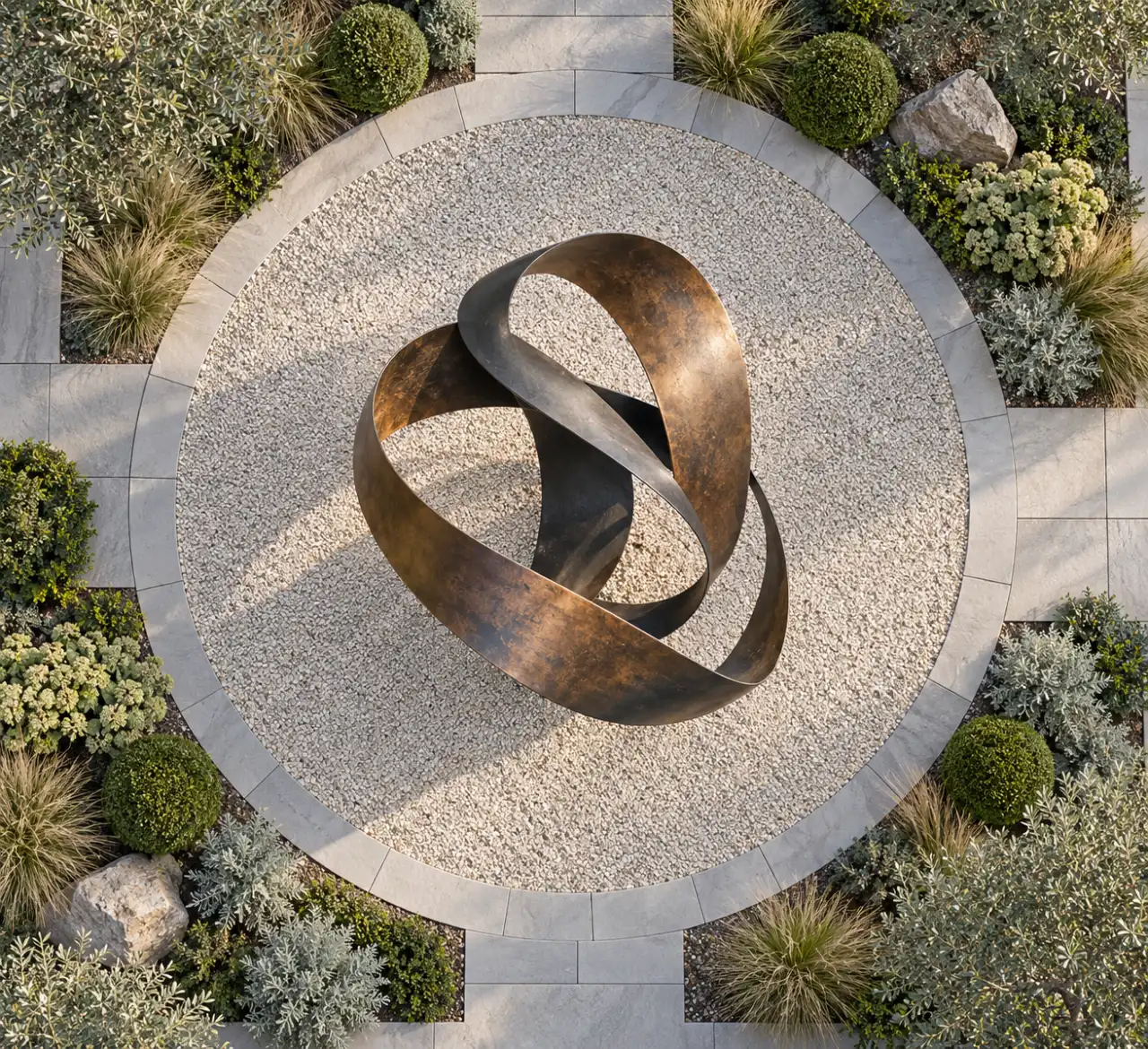 Sculpture pour le jardin : une pièce visible toute l’année, pas perdue dans les massifs
