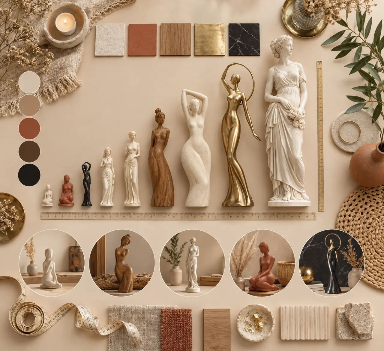 Statuette femme : 5 critères pour choisir le bon modèle, de 9 à 50 cm