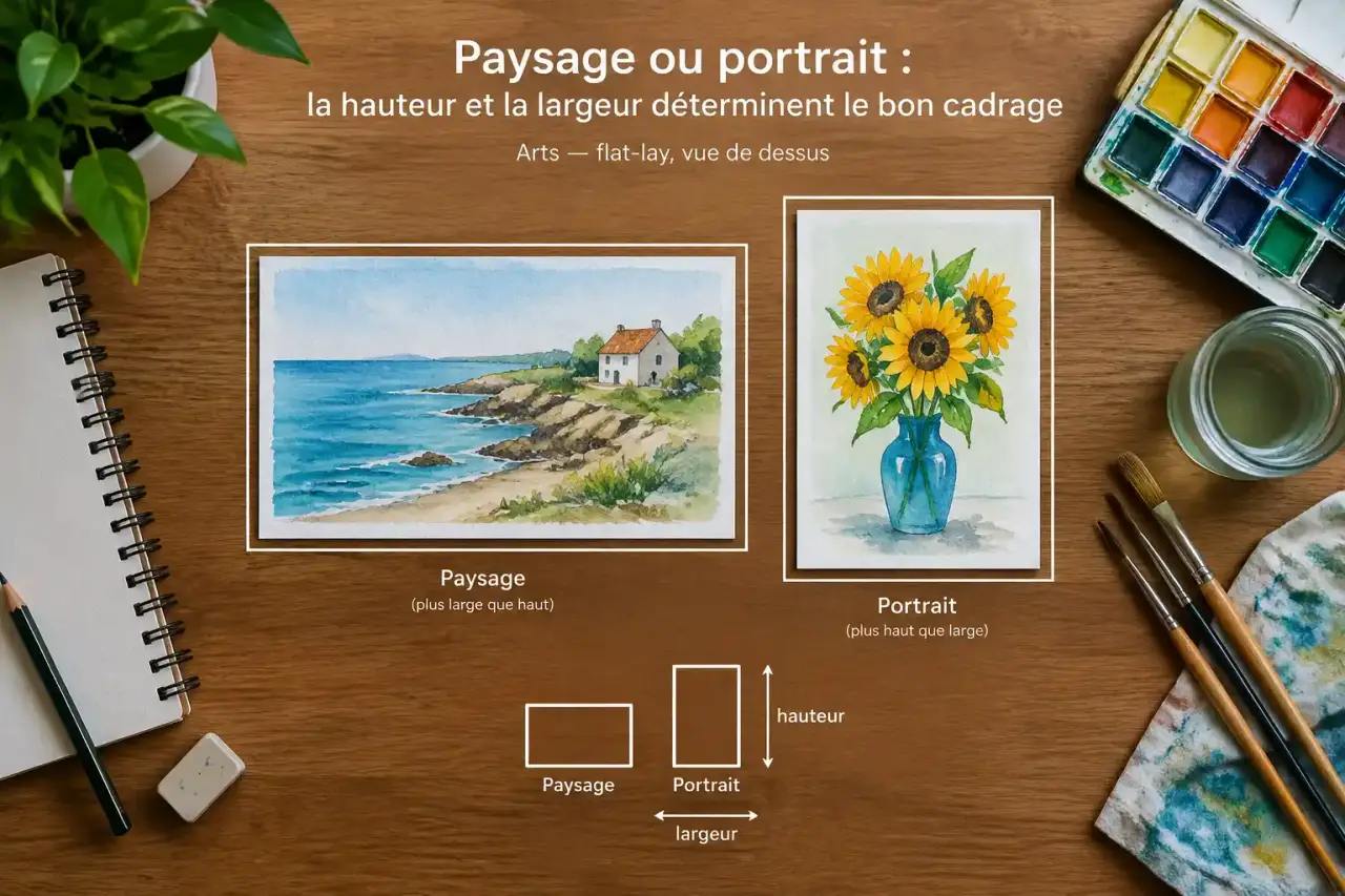 Paysage ou portrait : la hauteur et la largeur déterminent le bon cadrage