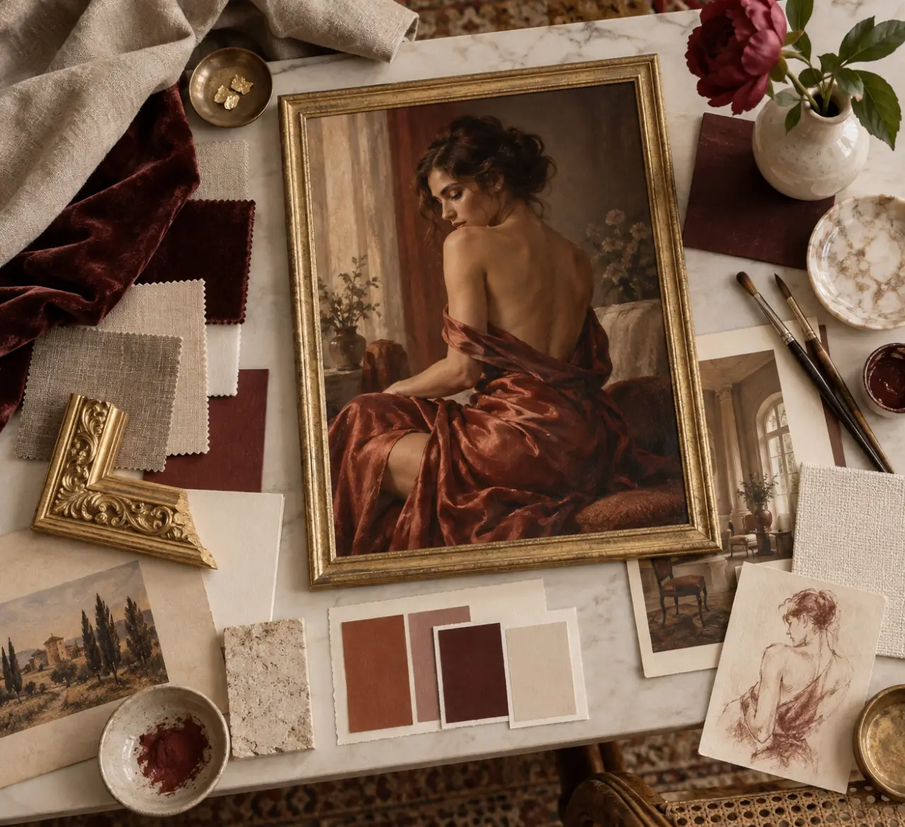Tableau femme sensuelle : l’élégance dépend du style, du support et de la pièce