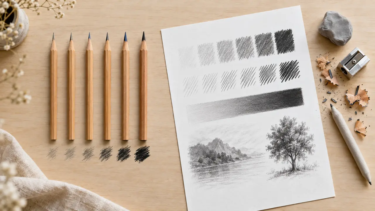 Quel crayon pour dessiner : choisir la bonne dureté pour progresser