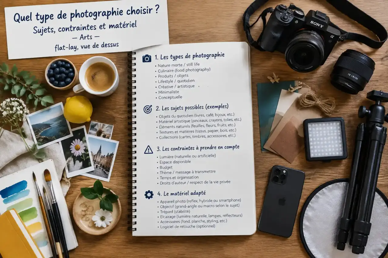 Quel type de photographie choisir ? Sujets, contraintes et matériel