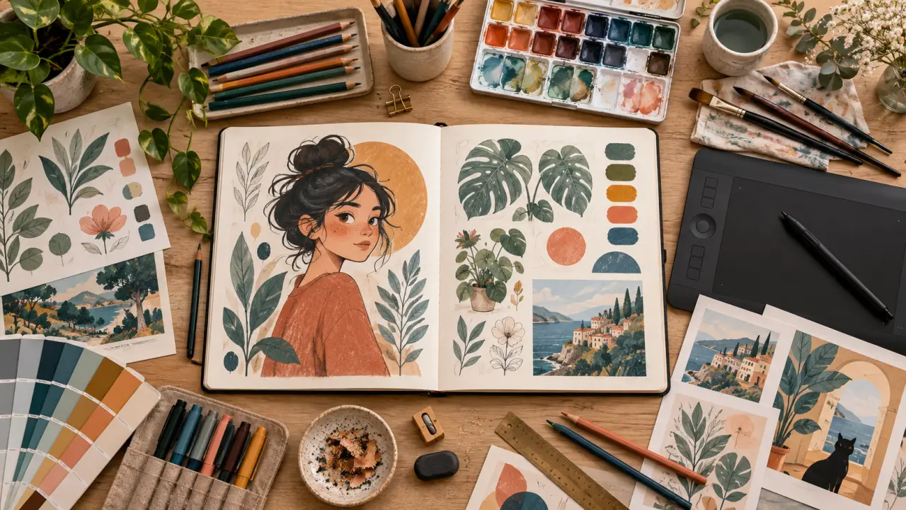 Formation illustrateur : maîtriser le dessin, les outils et le portfolio professionnel