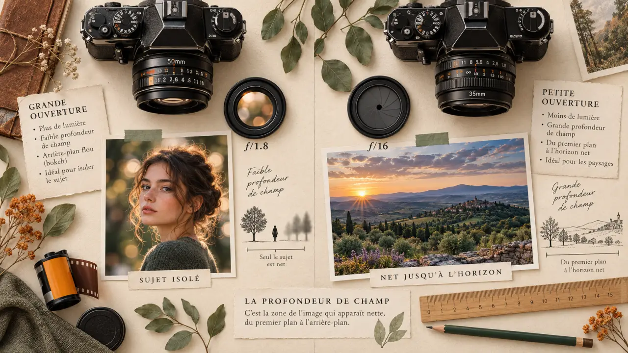 Profondeur de champ en photographie : un sujet isolé ou une scène nette jusqu’à l’horizon